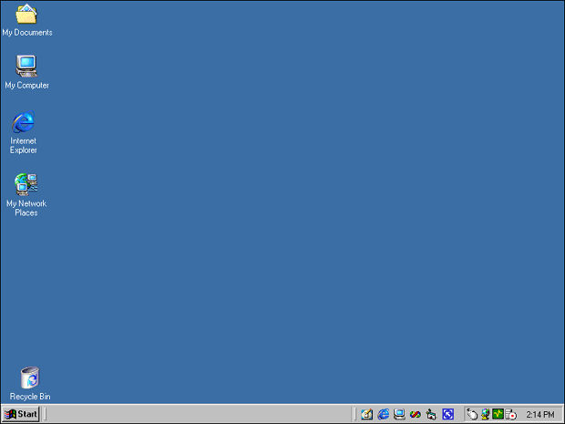 Графический "рабочий стол" Windows 2000 