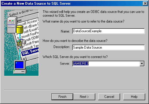    Create a New Data Source to SQL Server (     SQL Server)