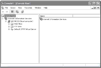 Оснастка ММС используется в Windows XP Professional для управления IIS