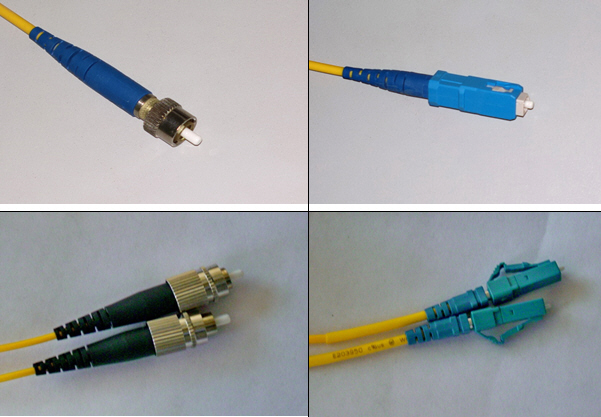 Соединители (разъемы) оптоволоконных кабелей (ST, SC, FC, LC)